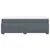 Vidaxl Box spring postelja z vzmetnico temno siva 90x200 cm žamet
