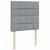 Vidaxl Box spring postelja z vzmetnico svetlo siv 100x200 cm blago