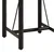 Vidaxl Barska miza 55x55x107 cm trden mangov les in železo