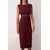 Trendyol Milla Ženska haljina Twoaw26El00078, Bordo