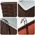 Ograda 2 pcs 80 x 17 x 17 cm Metal