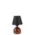 Opviq Stona lampa Cameron, Crno-braon