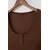 Trendyol Curve Ženska bluza Tbbss26Af00049, Braon