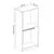 Hanah Home Garderober Kale-210, 90x210x52 cm, Hrast