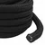 vidaXL Večnamenska uporabna vrv 40 mm 5 m Črna PP