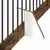 Vrata za pse s postoljem 2 pcs Dimljeni hrast 100 x 100 cm