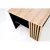 Konferencijski stočić FORMA 110x65 cm braon/crna