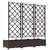Vidaxl Vrtni lonček 3 szt. Rjava 120 x 40 x 125,5 cm Plastika
