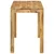 Vidaxl Jedilna miza 110x55x76 cm trden mangov les