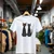 Camiseta Majica sa štampanim printom Cam 308, Ženska, Bela