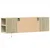 Zidni TV ormarić s LED svjetlima boja hrasta 135x31x39,5 cm