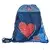 Torba za patike Red Denim Heart Target 21841