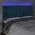 LED uzglavlje tamnoplavo 160x5x118/128 cm baršunasto