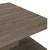 Stolić za kavu sivi 60 x 60 x 35 cm MDF