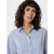 Moxx Paris Bluza Nicolette  modra / bela