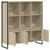 Ormarić za knjige 2 pcs Sonoma 99,5 x 30 x 108 cm