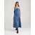 VERO MODA Obleka VMAILEY moder denim