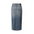 Pepe Jeans za ženske. PL901207 Midi krilo iz modrega neraztegljivega jeansa (S), Modra, Priložnostno, Bombaž, Džins, Trajnost