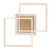 Rabalux 71489 - LED plafonjera OTTAVIA LED/28W/230V 3000K 47x70 cm zlatna