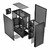 DArt LGC Dart Pro Midi Tower USB-C Črna, Računalniško ohišje