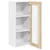 Vidaxl Viseča omarica Sonoma hrast 40 x 31 x 100 cm Konstruiran les