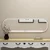 Hanah Home Ogledalo Magnum, 40x117cm, Belo