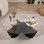 Hanah Home Sto za dnevnu sobu Liya, 90x30x90 cm, Crni
