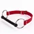 Devil Sticks Soft Lamb Leather Silicone Mouth Piece Red