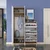 Hanah Home ormar za predsoblje EA137 2871, 120 cm, orah / beli