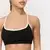 GymBeam Varsity Sports Bra Black