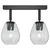 Stropni reflektor Crna 33 x 13 x 26 cm Staklo i Metal