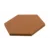 Akustični panel Hexagon 50 x 50 cm, debelina 3 cm, rjava barva