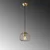 Opviq Luster Nova-15402, 20x20x115cm, IP20, Zlatne boje