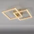 JUST LIGHT. 14732-60 - LED plafonsko svetlo GLITRA LED/17,5W/230V zlatna