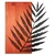 Hoja de Arte -1 - Red, Black RedBlack Decorative Wooden Wall Accessory