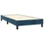 vidaXL Box spring postelja z vzmetnico temno modra 100x200 cm žamet