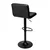 ShopJK BARSKI STOL ARAKO BLACK EKO USNJA BEL