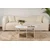 Nordure Klub sto Moira, O90x41cm, Beli