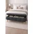 Hanah Home Sara tapacirana klupa s prostorom za odlaganje 90 × 45 × 35 cm, antracit