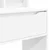 Vidaxl Toaletne mize za spalnice s predalom Bela 80 x 39,6 x 135 cm