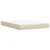 Vidaxl Box spring postelja z vzmetnico krem 140x190 cm blago