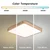 Brilagi - LED prigušiva svetiljka WOODLINE SQUARE LED/80W/230V hrast 60x60 cm + daljinski upravljač