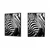 shumee PLAKAT ZA SLIKE V OKVIRJU 43x33 cm Zebra 7 P578