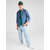 JACK & JONES Kavbojke EDDIE, modra