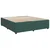 Vidaxl Box spring postelja z vzmetnico temno zelena 200x200 cm žamet