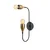 Opviq Zidna lampa 2 x E27 Max 40, Siva