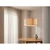 Luster na sajli STRIPES 1xE27/60W/230V preč. 60 cm bež