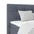 Boxspring Krevet Josie C 180/200 cm , plavo-siva