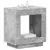 Bocni stol Betonska siva 60 x 40 x 65 cm Konstruirano drvo