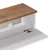 Hanah Home TV komoda Ligne 160, 160 cm, atlantski bor / bela